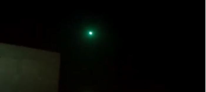 Meteor fireball over Morocco
