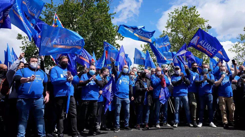 France police protest