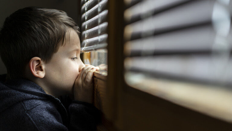 Click to enlarge sad child