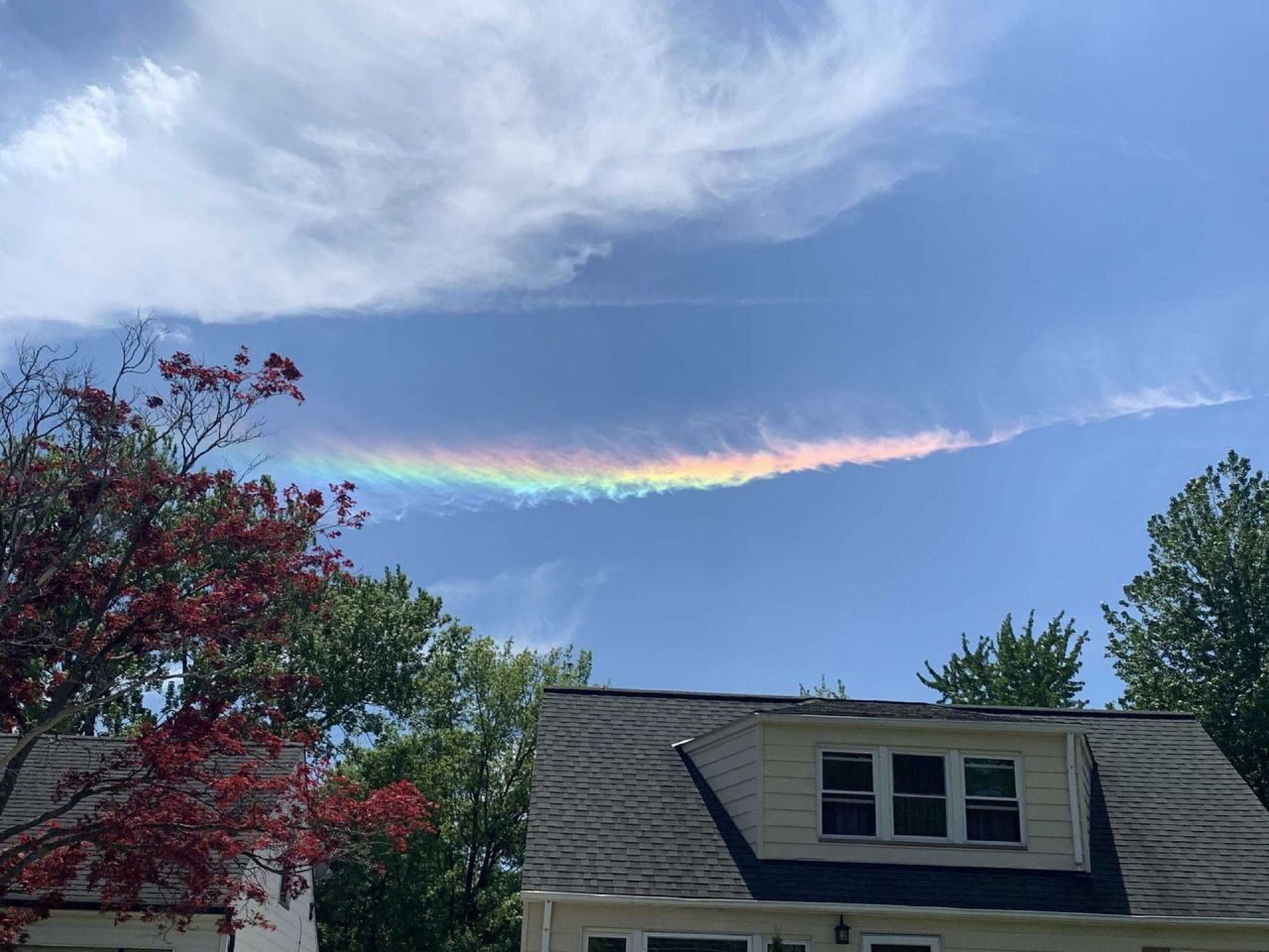 Click to enlarge circumhorizontal arc in OH