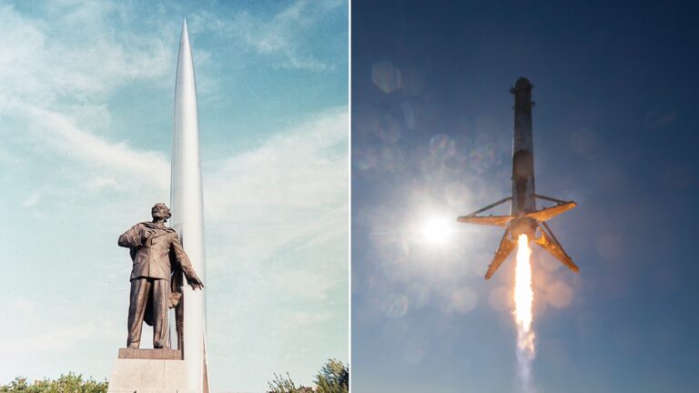 Click to enlarge Tsiolkovsky rocket