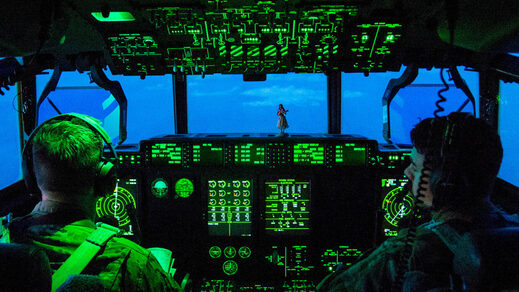navy cockpit