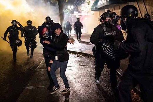 Click to enlarge portland riots antifa 2020