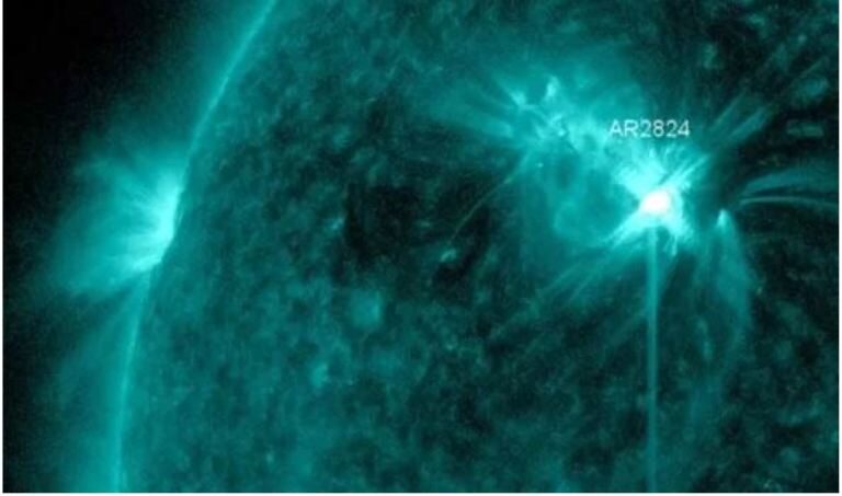 Sunspot awakes from slumber to douse Earth in radiation which downs radio signals