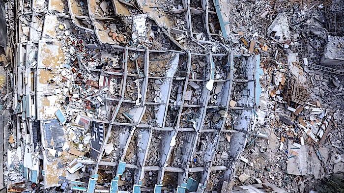 Jala Tower rubble