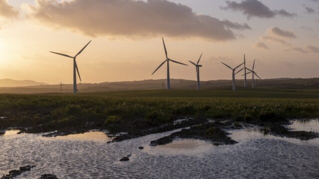 wind turbines