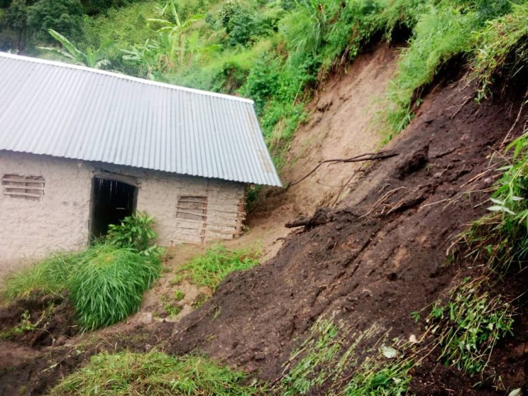 Landslide Kilembe, Kases, Uganda, May 2021.