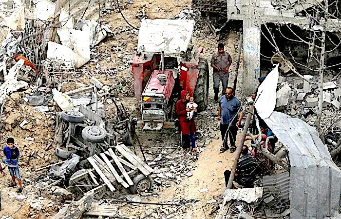 Click to enlarge Palestinians/houses destroyed