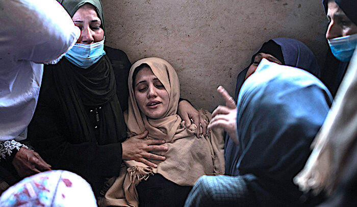Mourning relatives