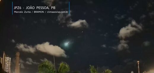 Brazil meteor fireball