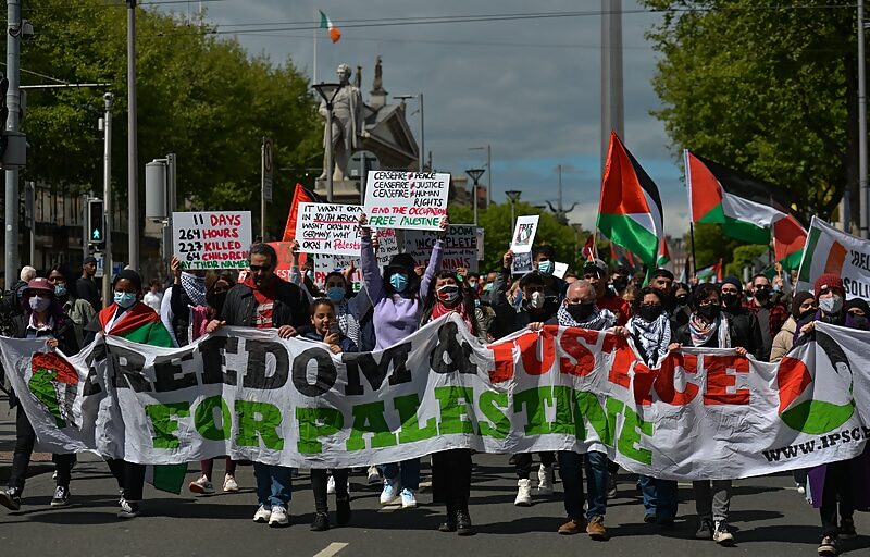 Click to enlarge pro palestine protest ireland