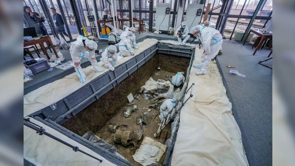 Click to enlarge Excavation Site