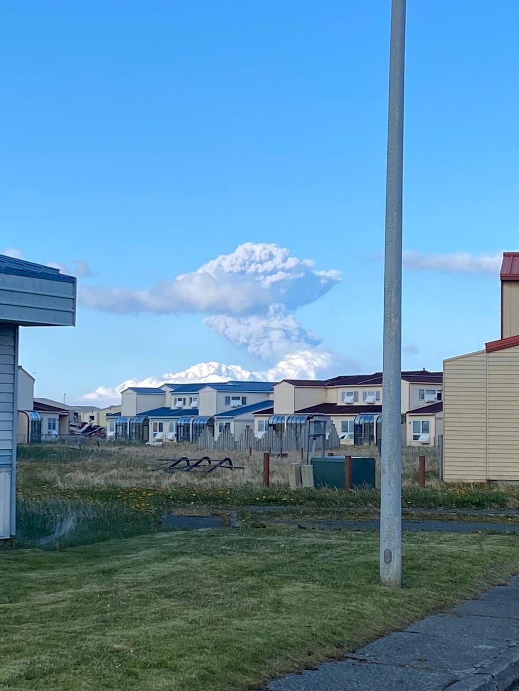 Great Sitkin volcano erupts