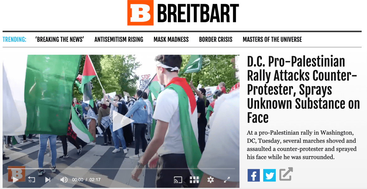 Bogus Breitbart headline