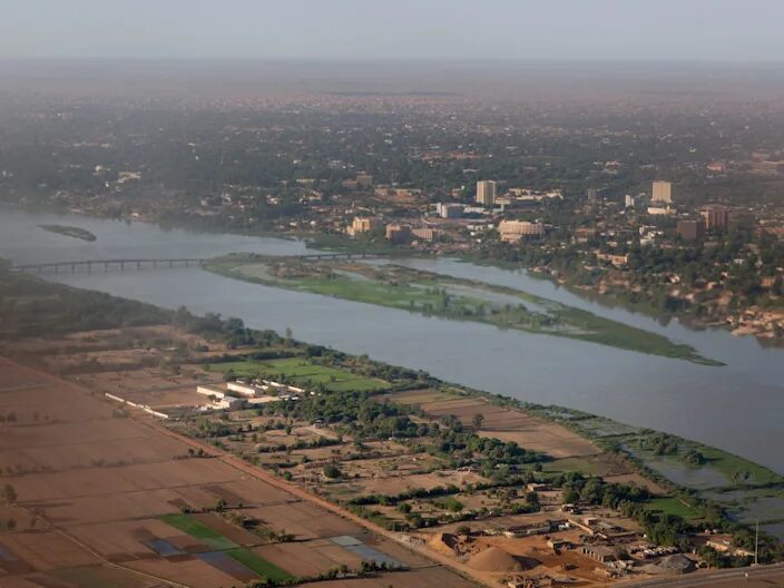 The Niger River in Nigeria.