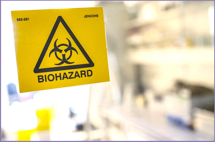 Click to enlarge warning sign