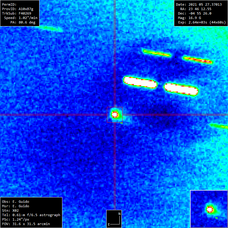 Click to enlarge C/2021 Ki Comet