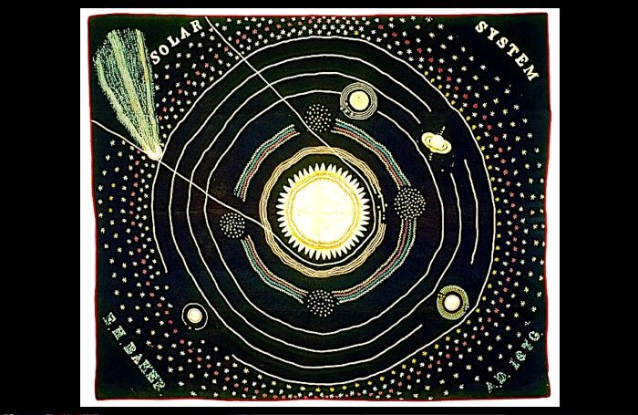 Solar system quilt