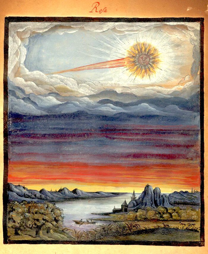 Click to enlarge comet art