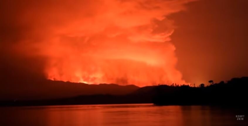 Goma on fire