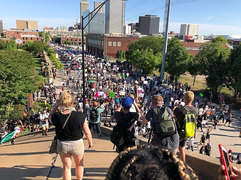 tulsa massacre protest 100 anniversary blm black panthers