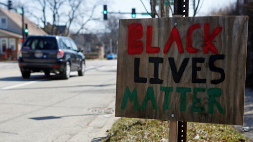 blm sign black lives matter