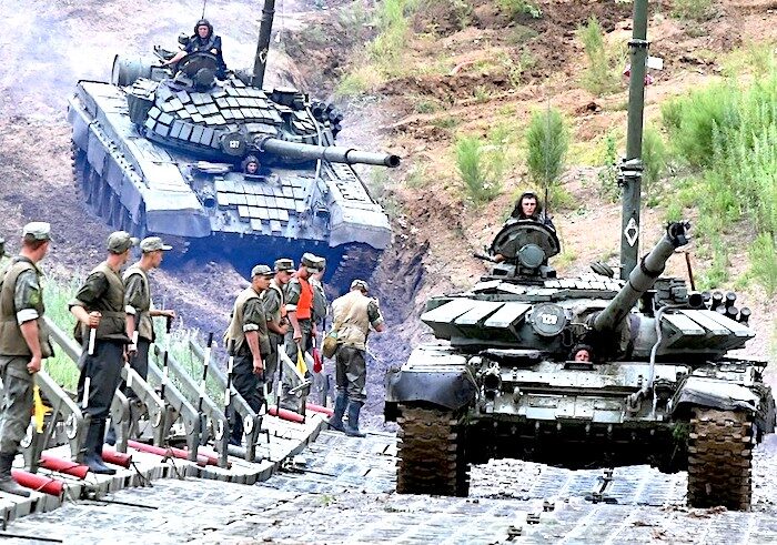 Click to enlarge Tanks floating bridge