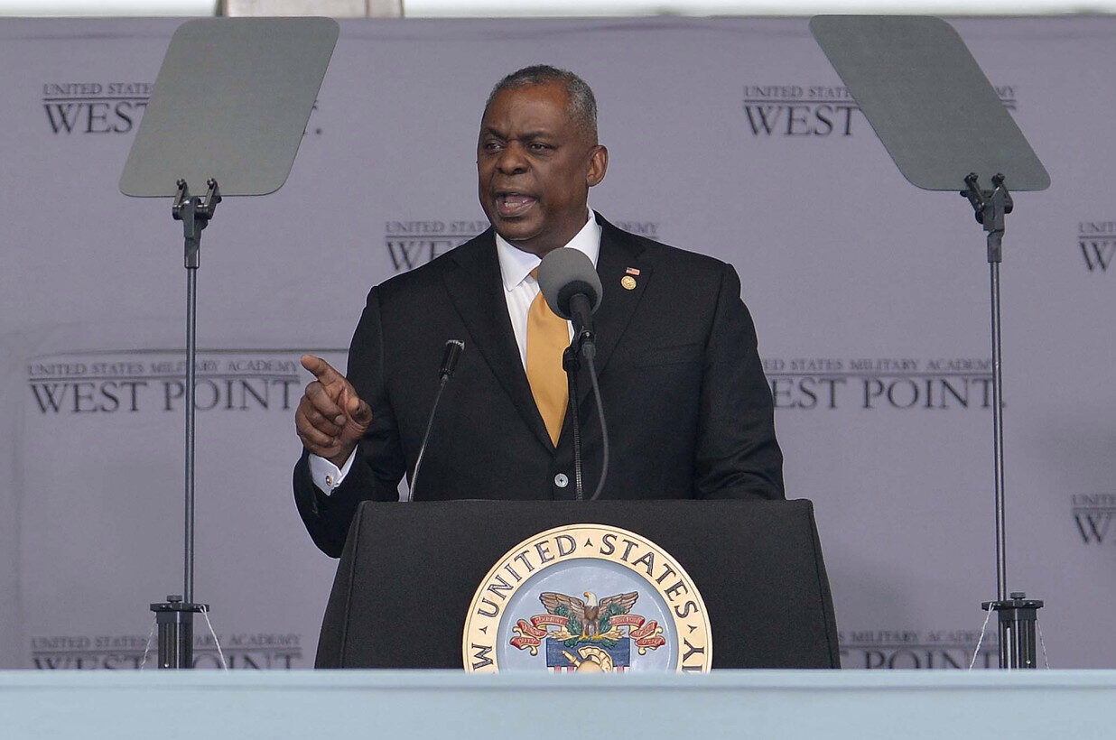 Click to enlarge Defense Secretary Lloyd Austin