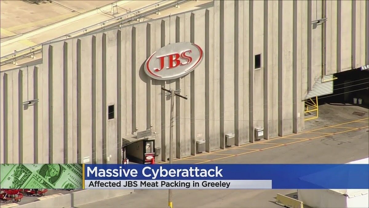 Click to enlarge JBS meat processor cyber attack