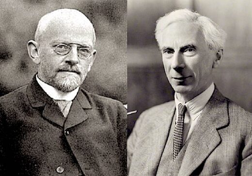 Click to enlarge Hilbert and Russell