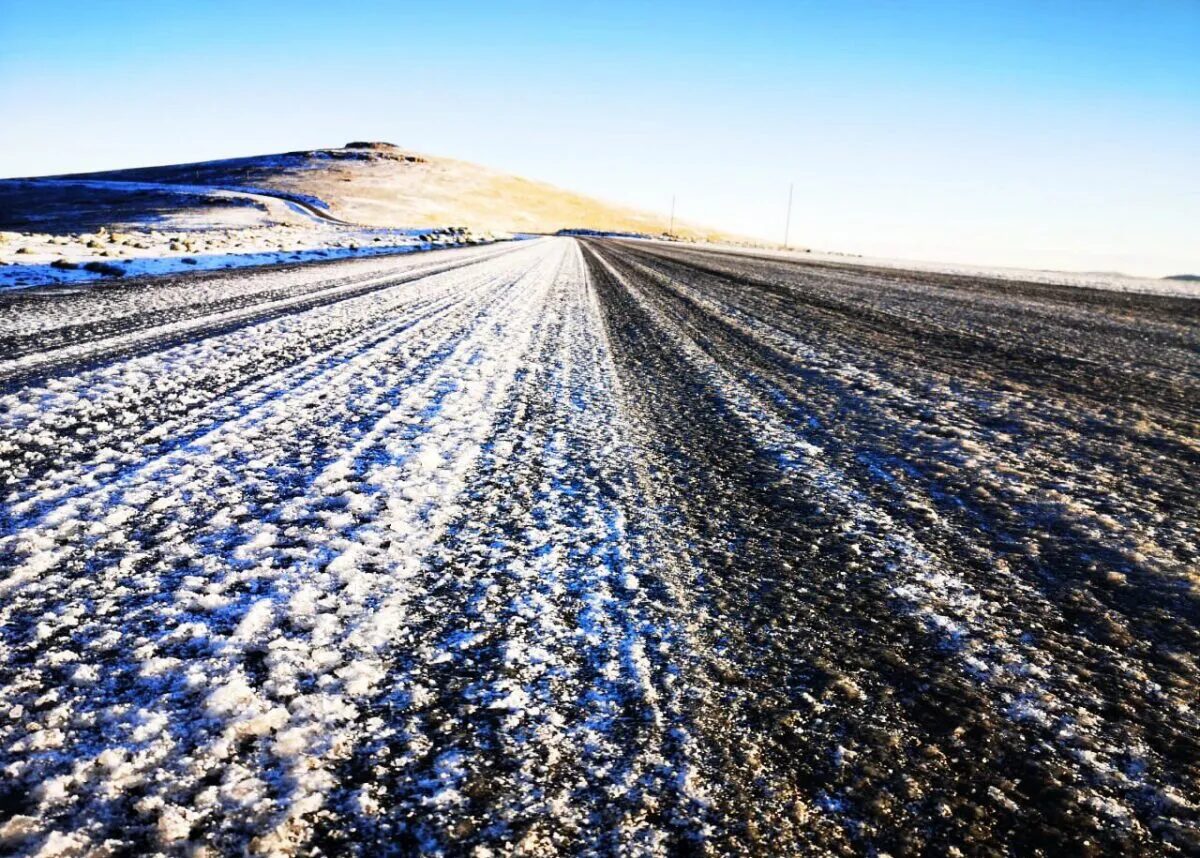 Snowy road