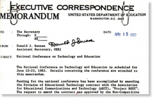 Secretary of Education T.H. Bell