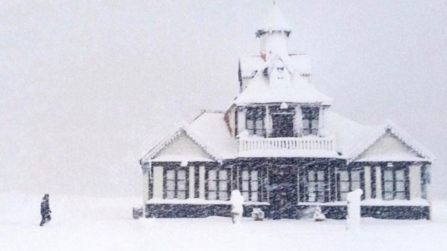 Click to enlarge More than a meter (3.3+ feet) of snow has been dumped since the storm began around a week ago.