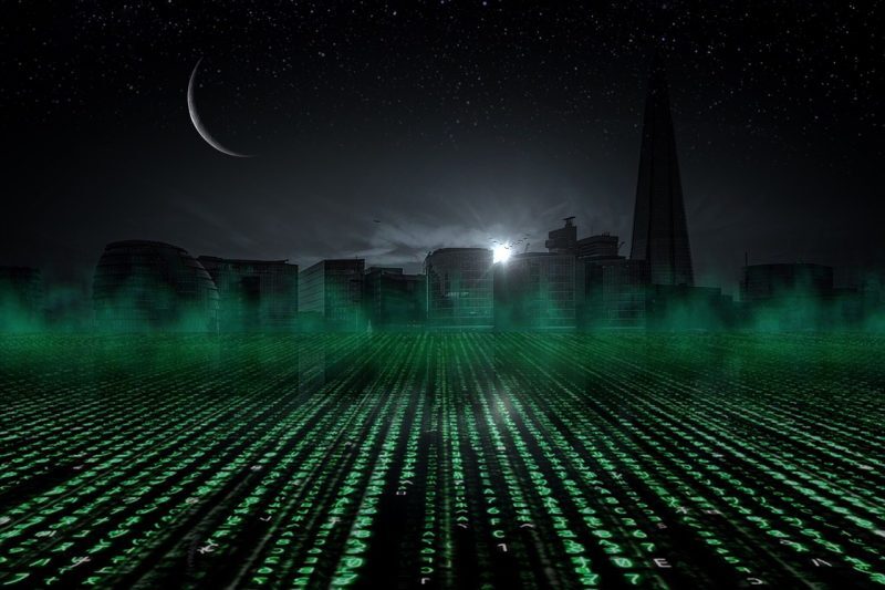 dystopian city
