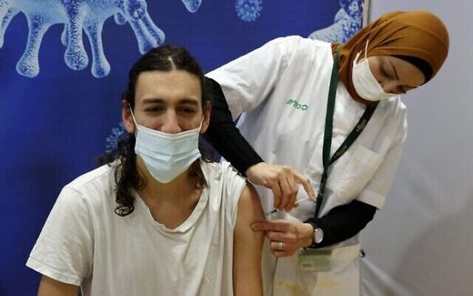Click to enlarge vaccination israel mrna
