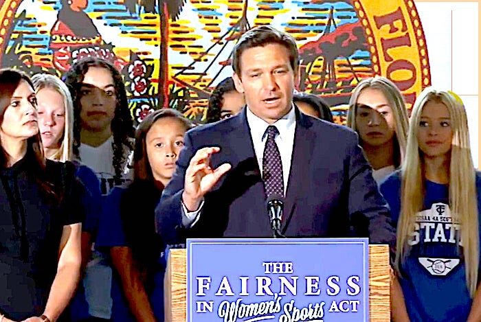 Click to enlarge DeSantis and women