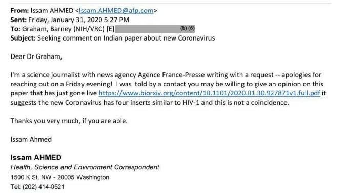 Click to enlarge email screen