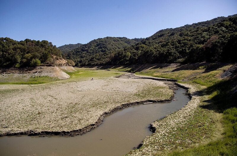 Click to enlarge Stevens Creek Reservoir