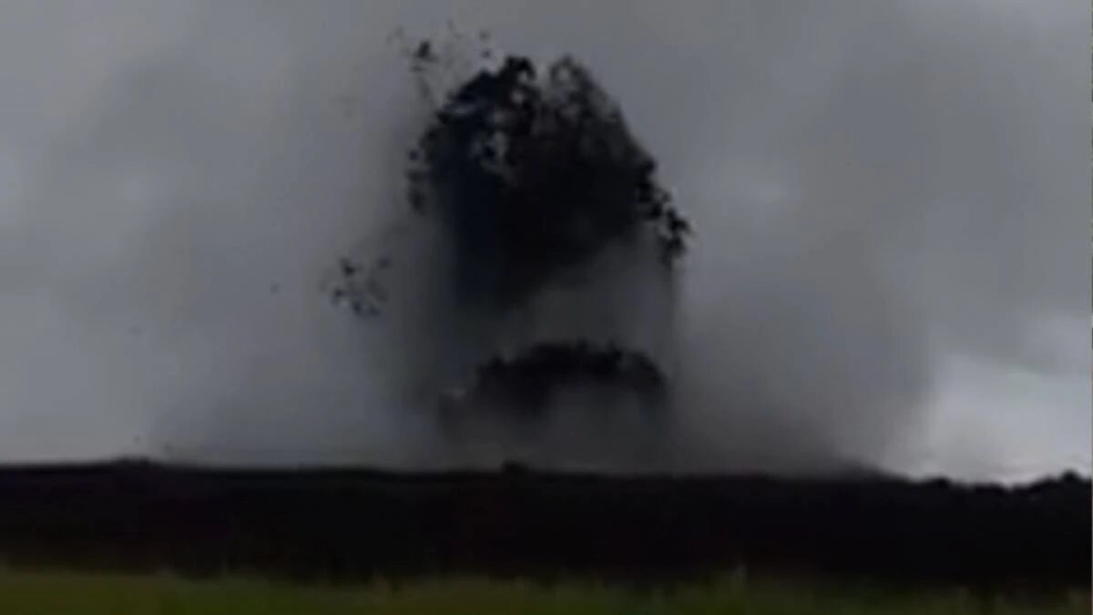 Colombia mud volcano