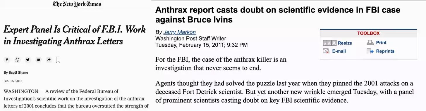 anthrax report