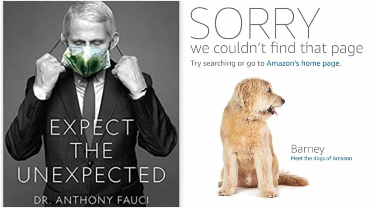 anthony fauci book removed amazon