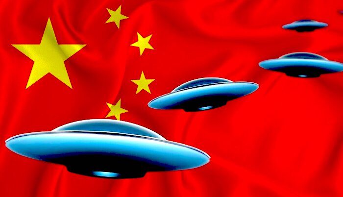 Saucers/China flag