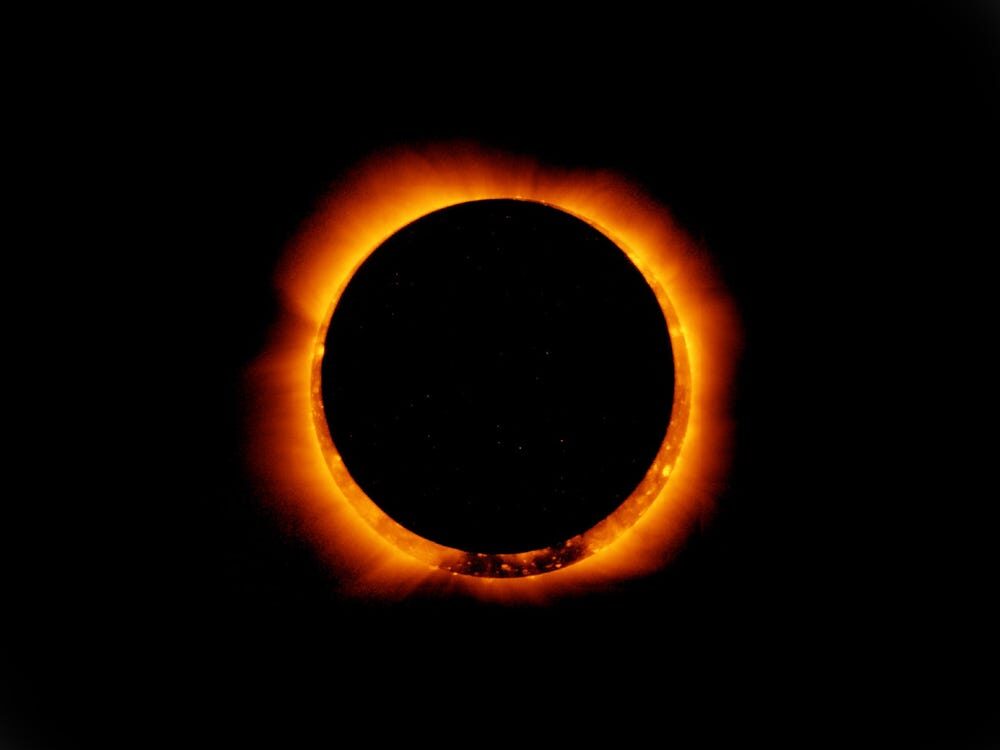 Ring of fire solar eclipse