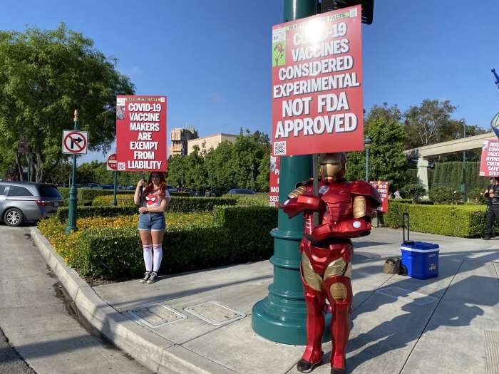 Disneyland protesters