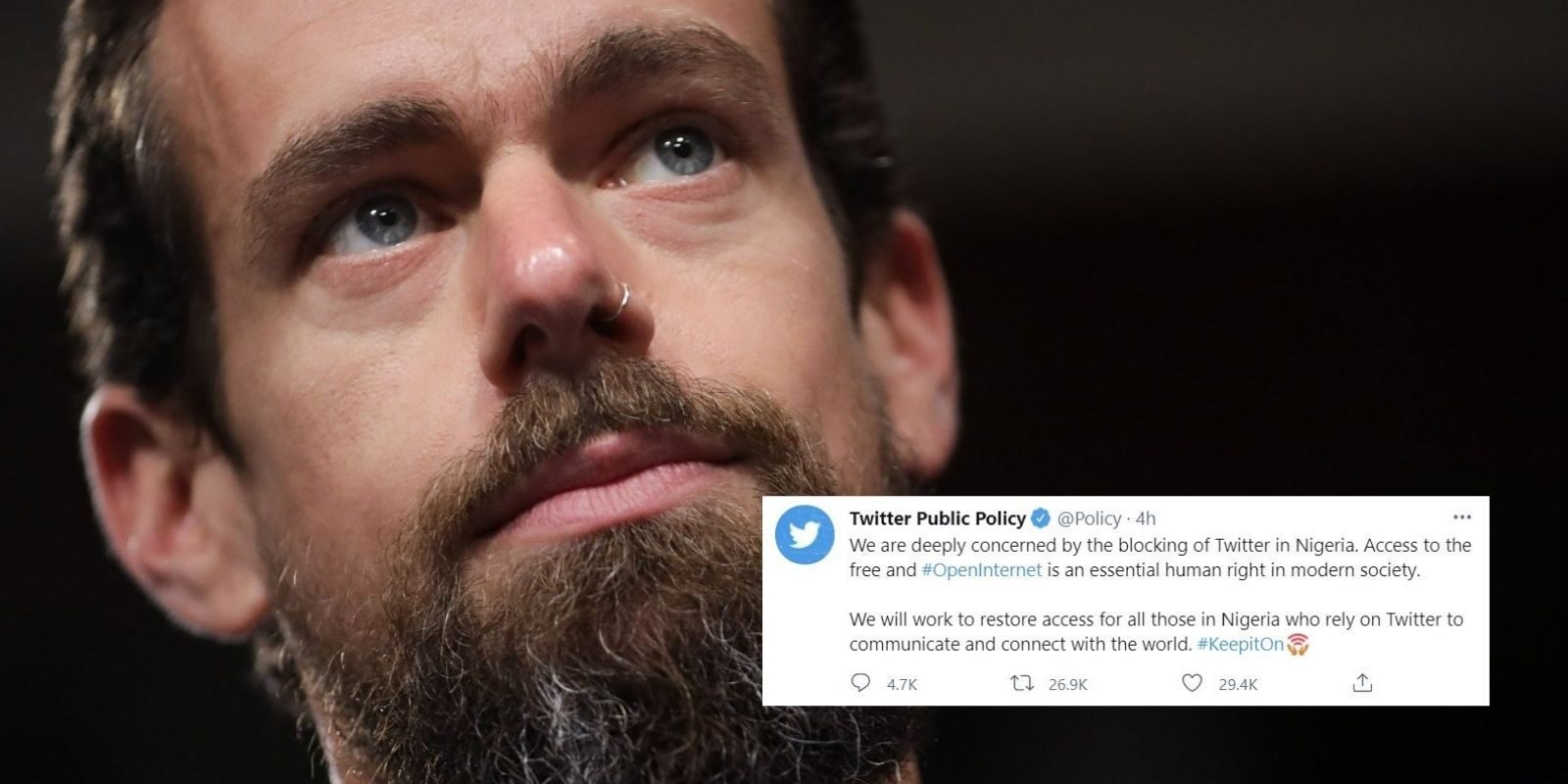 Click to enlarge Jack Dorsey Nigeria