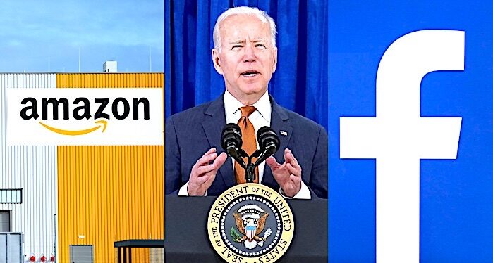 Biden AmazonFacebook