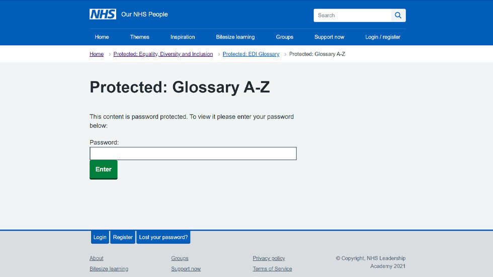 Click to enlarge NIH glossary woke terms staff training political correctness
