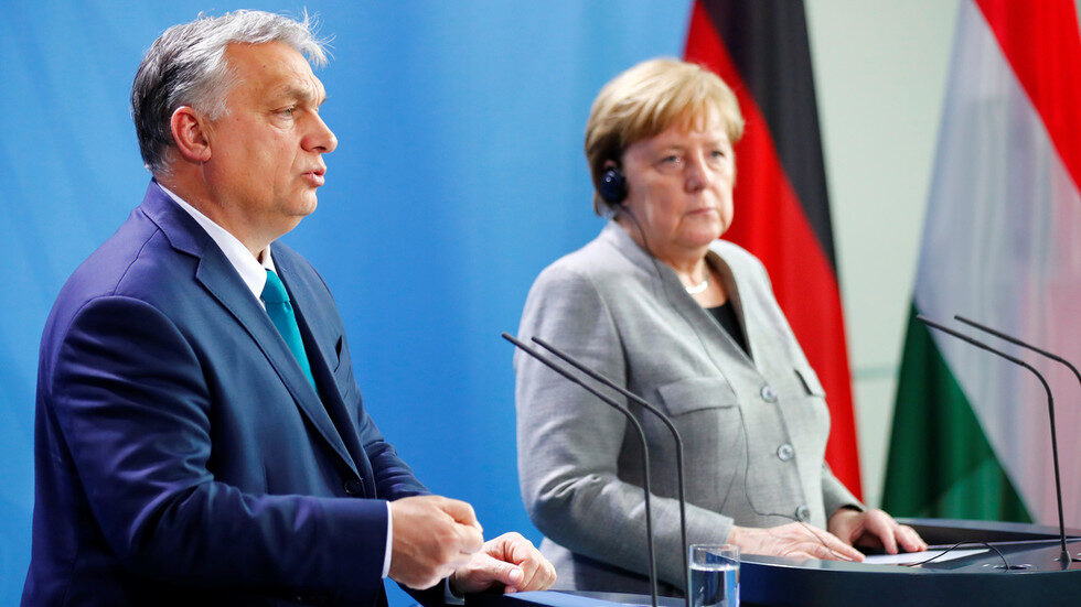 Click to enlarge angela merkel viktor orban