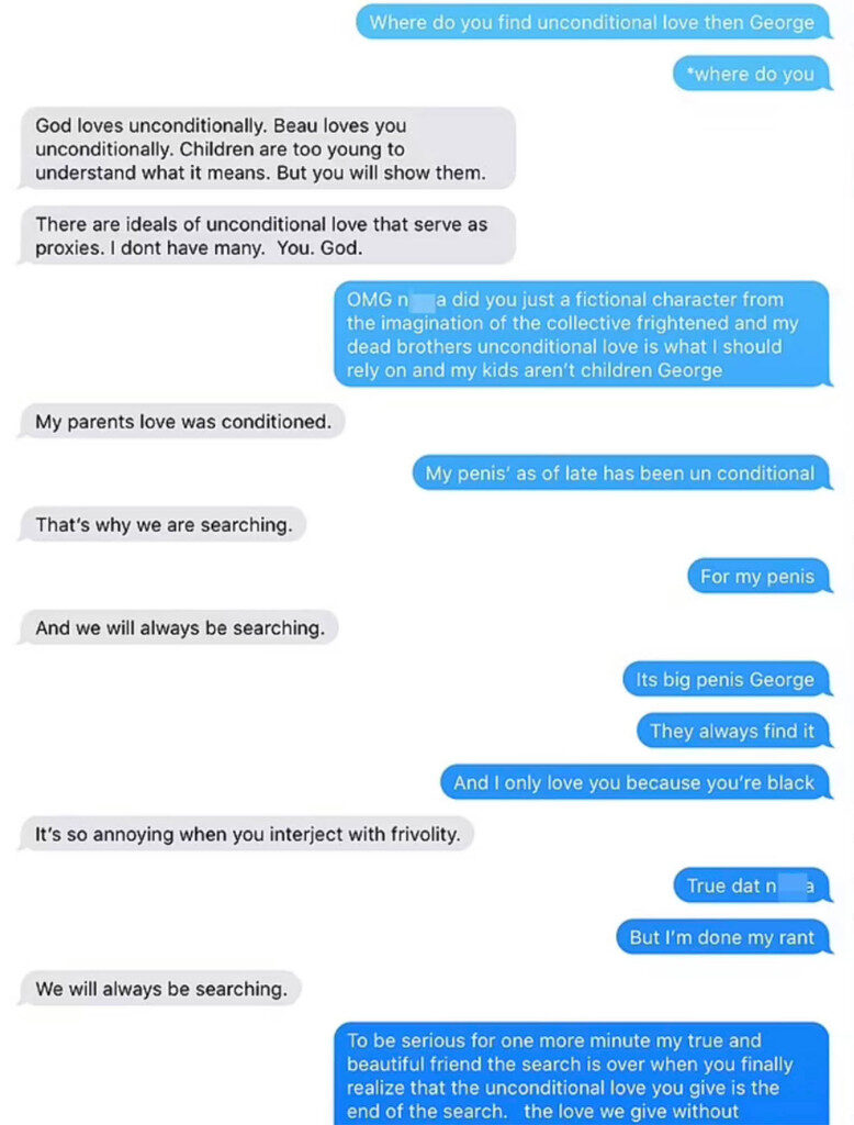 Click to enlarge Hunter Biden and George Mesires texts