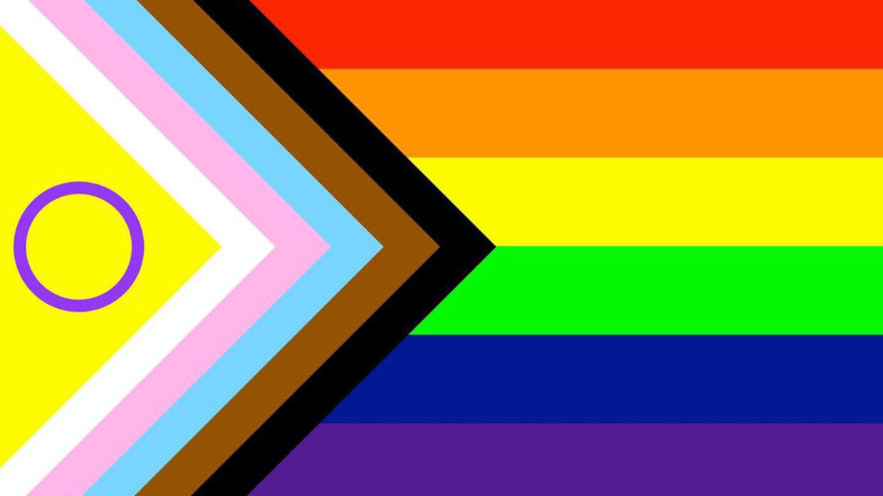 Click to enlarge progress pride flag